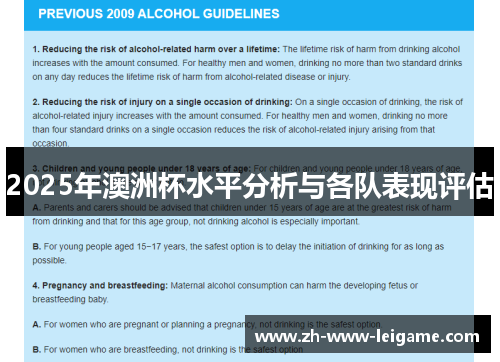 2025年澳洲杯水平分析与各队表现评估 2025年澳洲杯水平分析与各队表现评估